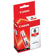 Canon BCI-6R 橘紅色原廠墨水匣