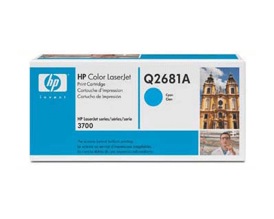 Q2681A HP CLJ 3700 青藍色原廠碳粉匣